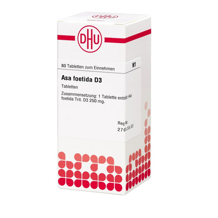 DHU Asa foetida D3 Tabletten, 80 St. Tabletten