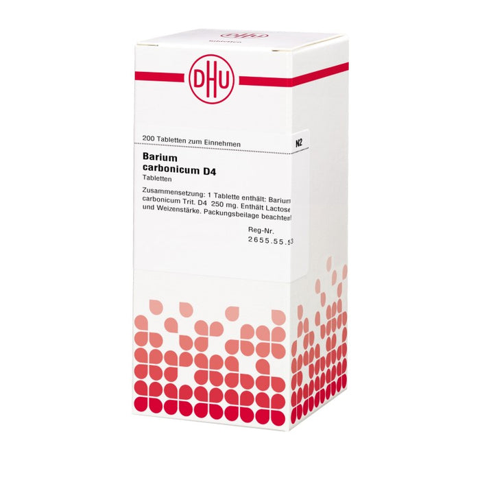 Barium carbonicum D4 DHU Tabletten, 200 St. Tabletten