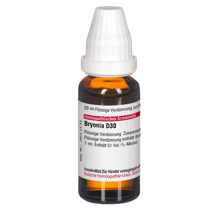 Bryonia D30 DHU Dilution, 20 ml Lösung