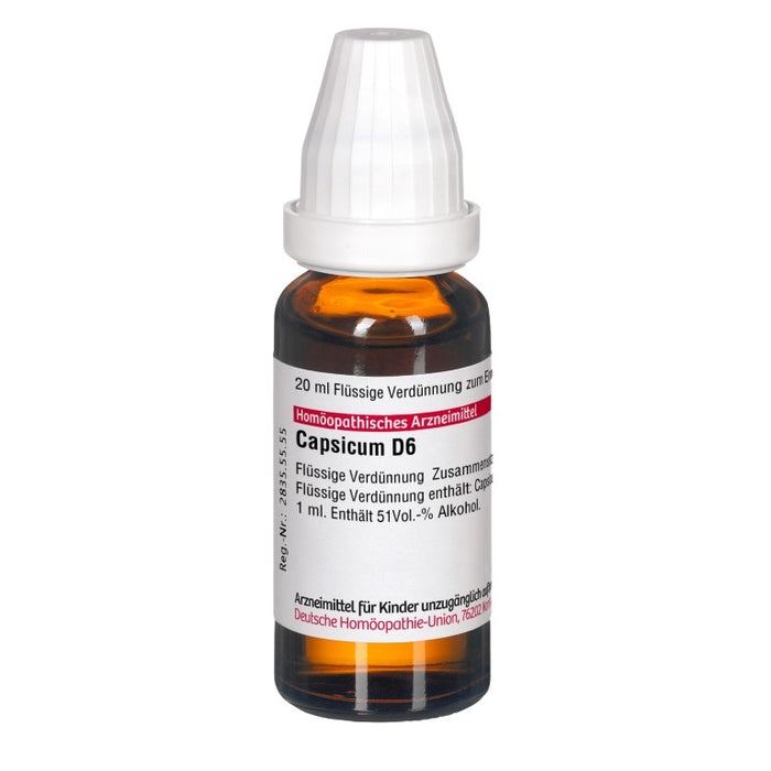 DHU Capsicum D6 Dilution, 20 ml Lösung