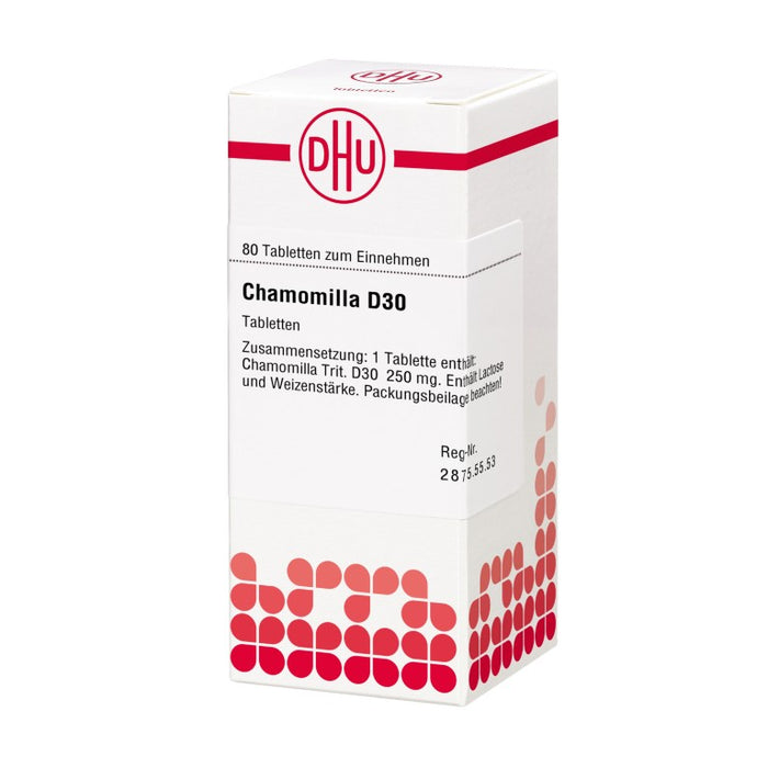 DHU Chamomilla D30 Tabletten, 80 pc Tablettes