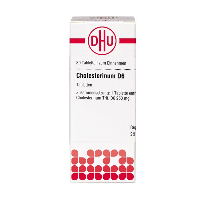 DHU Cholesterinum D6 Tabletten, 80 pc Tablettes