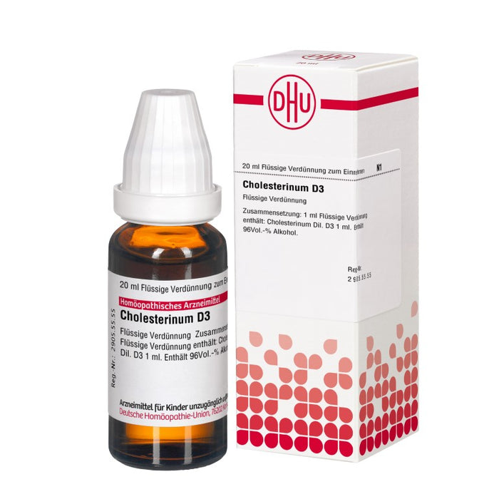 DHU Cholesterinum D3 Dilution, 20 ml Lösung