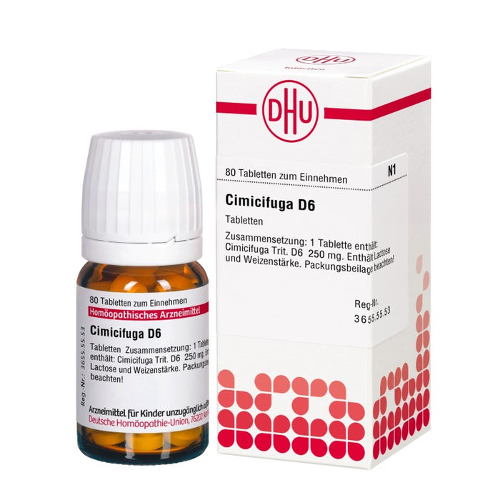 DHU Cimicifuga D6 Tabletten, 80 St. Tabletten