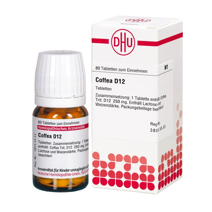 DHU Coffea D12 Tabletten, 80 St. Tabletten