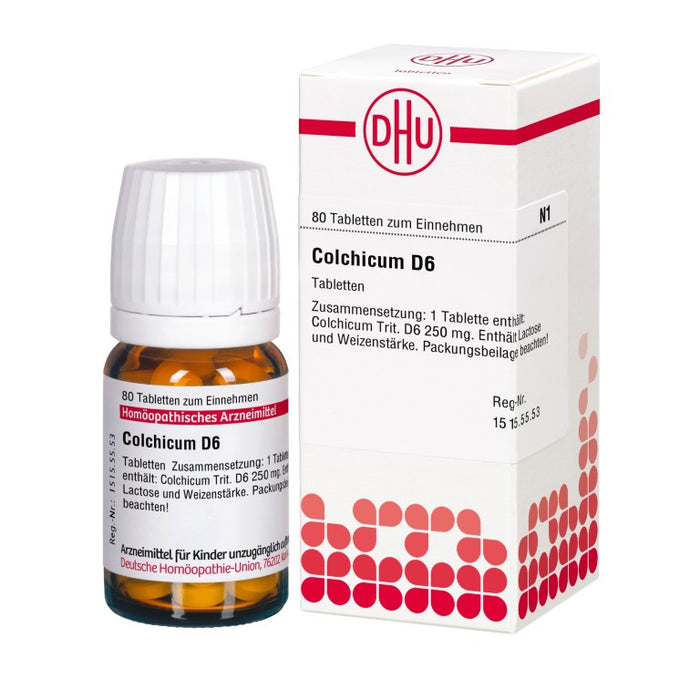 DHU Colchicum D 6 Tabletten, 80 pc Tablettes