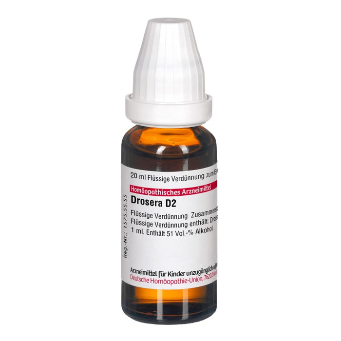 DHU Drosera D2 Dilution, 20 ml Lösung