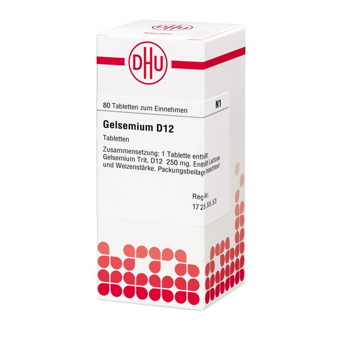 DHU Gelsemium D12 Tabletten, 80 pcs. Tablets