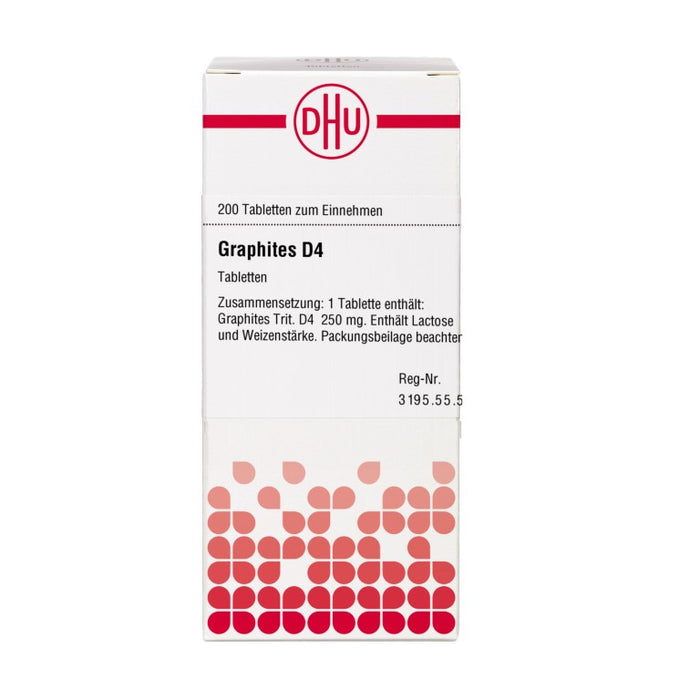 DHU Graphites D4 Tabletten, 200 St. Tabletten