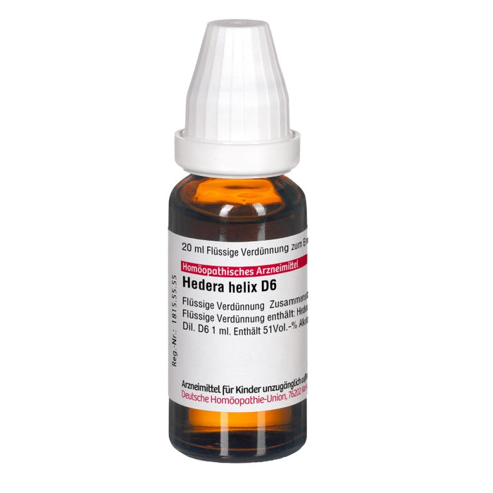 DHU Hedera helix D6 Dilution, 20 ml Lösung