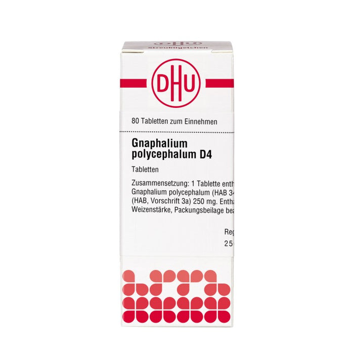 DHU Gnaphalium polycephalum D4 Tabletten, 80 St. Tabletten