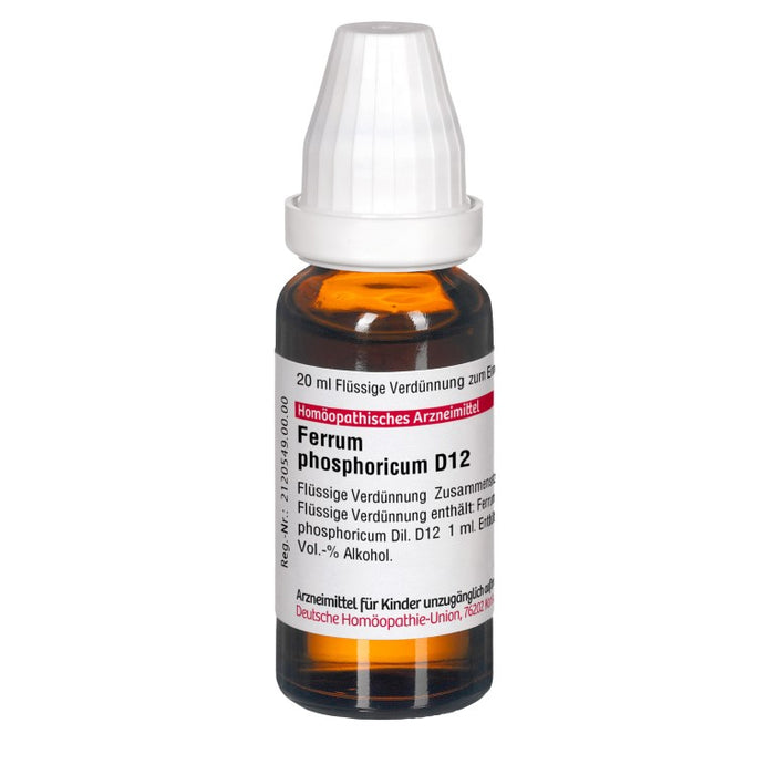 DHU Ferrum phosphoricum D12 Dilution, 20 ml Lösung