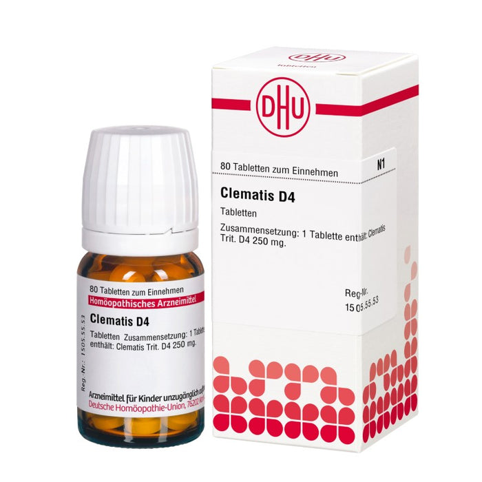 DHU Clematis D4 Tabletten, 80 St. Tabletten