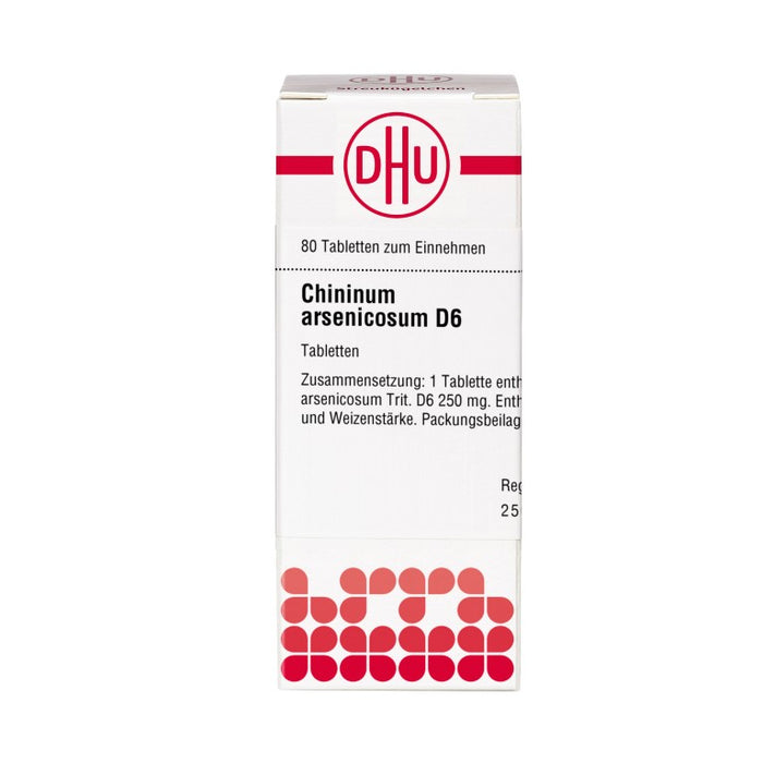 DHU Chininum arsenicosum D6 Tabletten, 80 pcs. Tablets