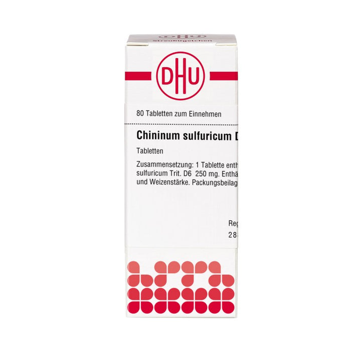 DHU Chininum sulfuricum D6 Tabletten, 80 pcs. Tablets