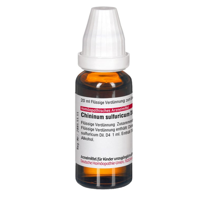 DHU Chininum sulfuricum D4 Dilution, 20 ml Lösung