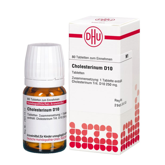 Cholesterinum D4 DHU Tabletten, 80 St. Tabletten