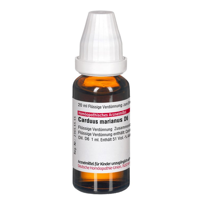 DHU Carduus marianus D6 Dilution, 20 ml Lösung