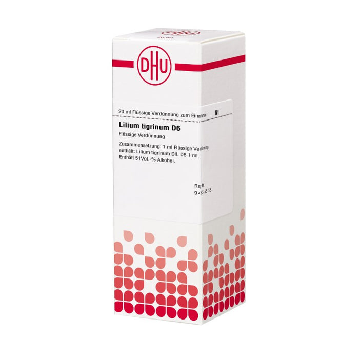 DHU Lilium tigrinum D6 Dilution, 20 ml Lösung