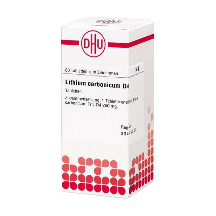 DHU Lithium carbonicum D4 Tabletten, 80 pcs. Tablets