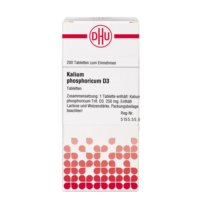 DHU Kalium phosphoricum D3 Tabletten, 200 St. Tabletten