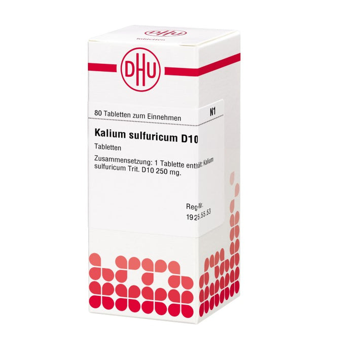 DHU Kalium sulfuricum D10 Tabletten, 80 St. Tabletten