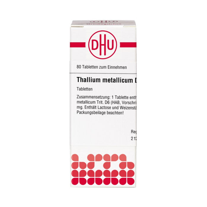 Thallium metallicum D6 DHU Tabletten, 80 St. Tabletten