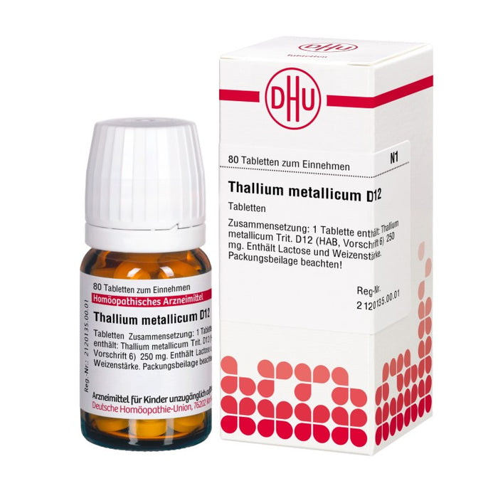 DHU Thallium metallicum D12 Tabletten, 80 pc Tablettes