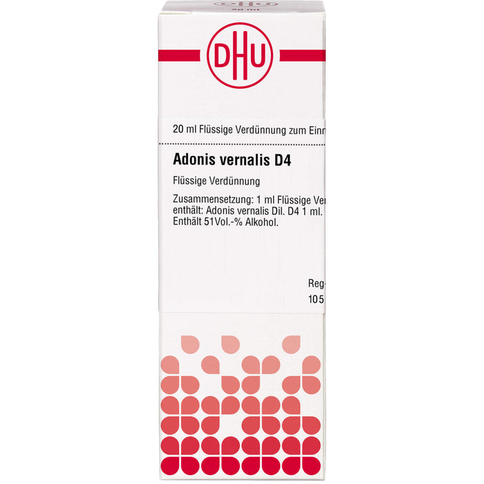 Adonis vernalis D4 DHU Dilution, 20 ml Lösung