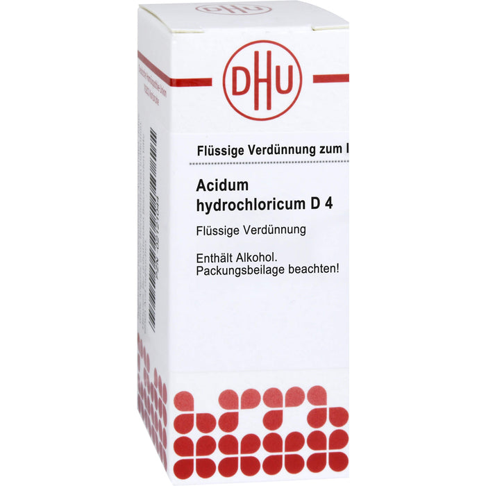 DHU Acidum hydrochloricum D4 Dilution, 20 ml Lösung