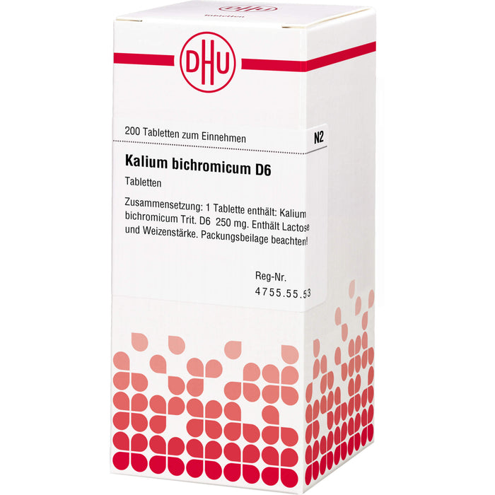 DHU Kalium bichromicum D6 Tabletten, 200 St. Tabletten