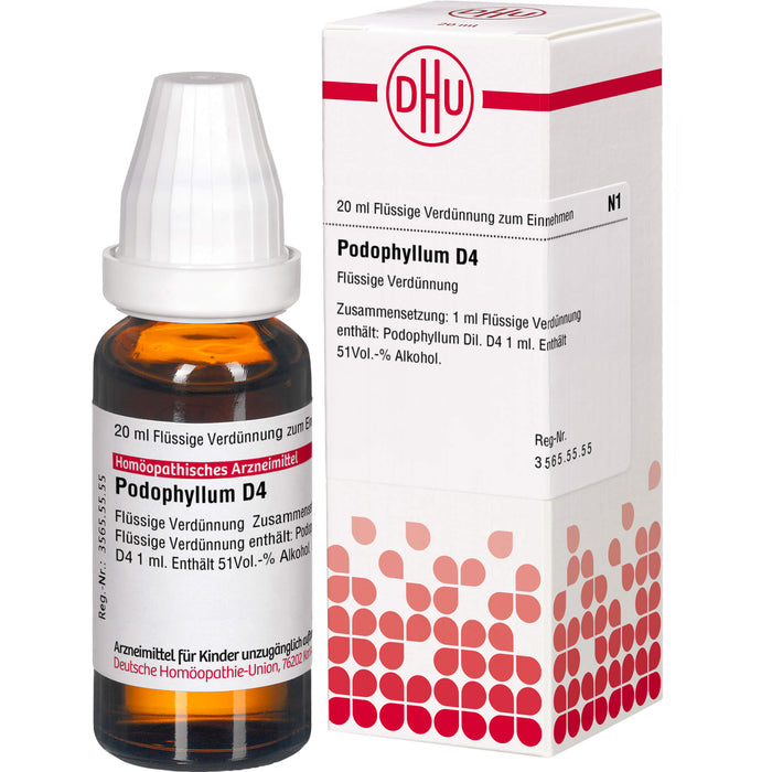 DHU Podophyllum D4 Dilution, 20 ml Lösung