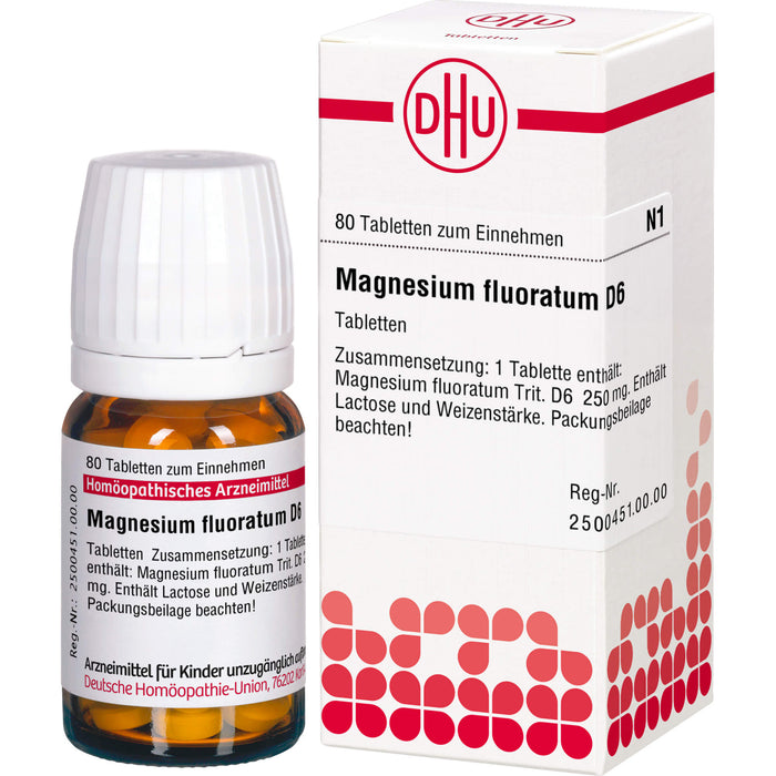 DHU Magnesium fluoratum D 6 Tabletten, 80 St. Tabletten