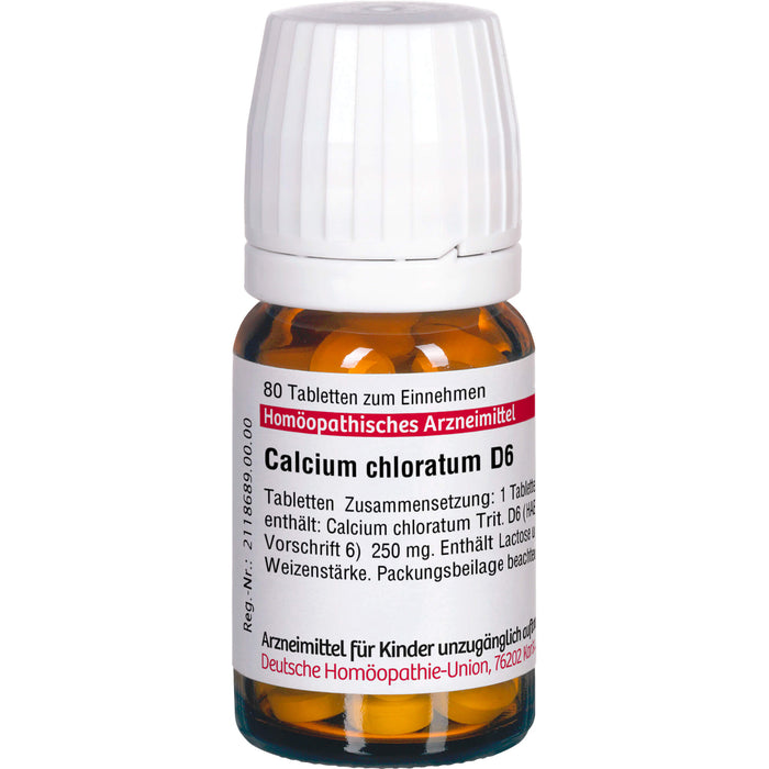 DHU Calcium chloratum D6 Tabletten, 80 St. Tabletten