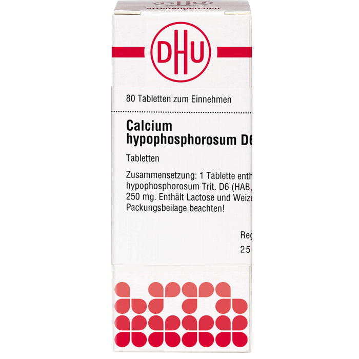 DHU Calcium hypophosphorosum D6 Tabletten, 80 pcs. Tablets