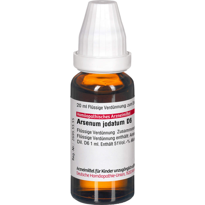 Arsenum jodatum D6 DHU Dilution, 20 ml Lösung