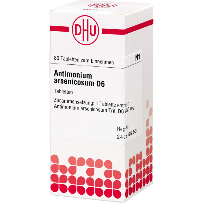 DHU Antimonium arsenicosum D6 Tabletten, 80 St. Tabletten