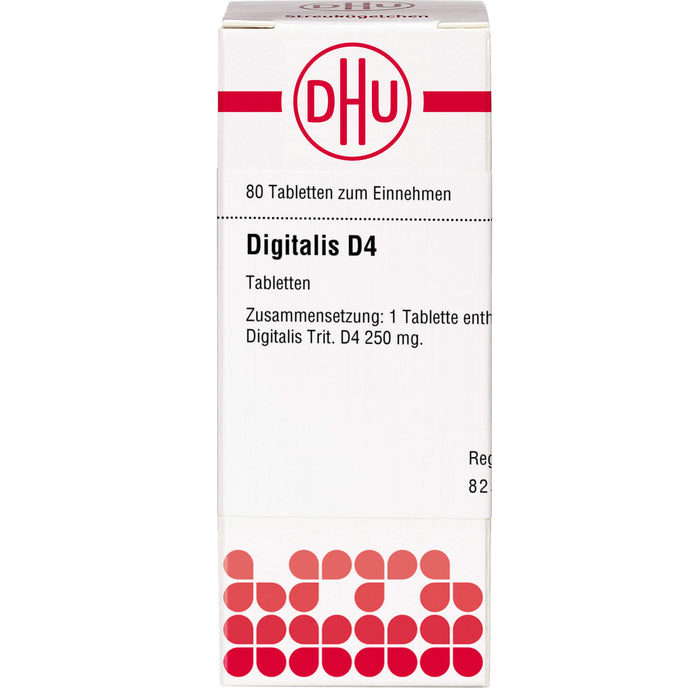 DHU Digitalis D4 Tabletten, 80 pc Tablettes