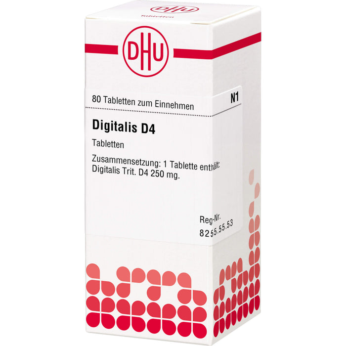 DHU Digitalis D4 Tabletten, 80 pcs. Tablets