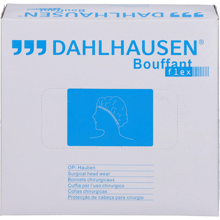 OP-Haube Bouffant Flex weiss, 100 St