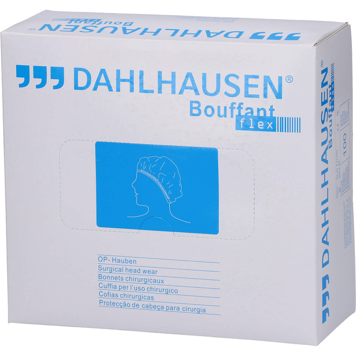 OP-Haube Bouffant Flex weiss, 100 St