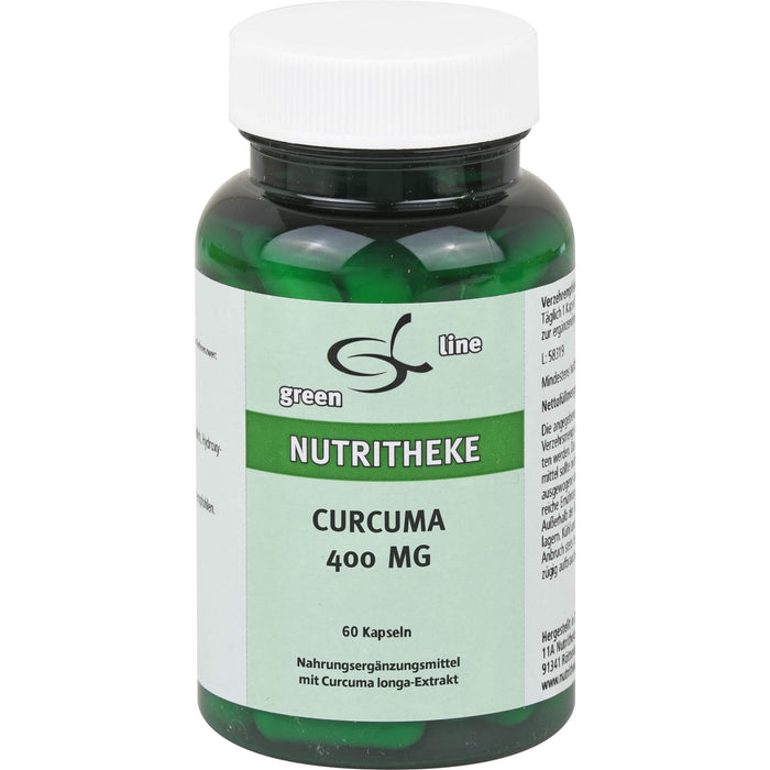 green line NUTRITHEKE Curcuma 400 mg Kapseln, 60 pcs. Capsules