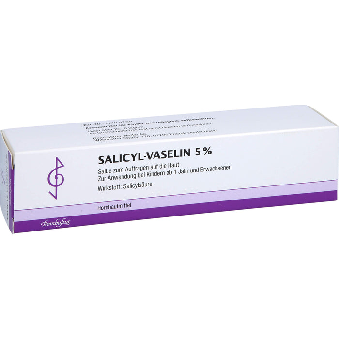 Bombastus Salicyl-Vaselin 5% Salbe, 100 ml Ointment