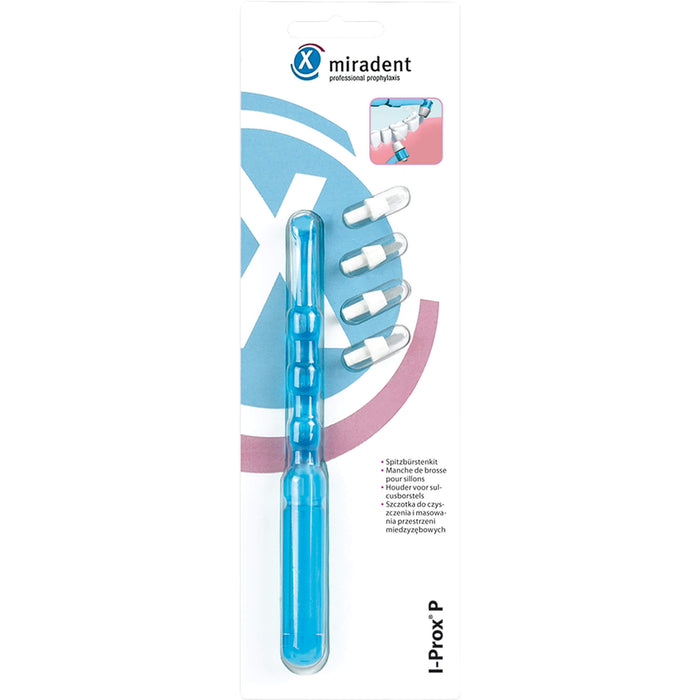 miradent I-Prox P Sulcusbürsten-Kit blau transparent, 1 pcs. Toothbrush