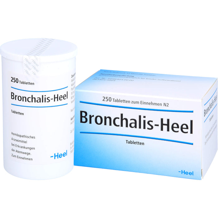 Bronchalis-Heel Tabletten bei Erkrankungen der Atemwege, 250 pc Tablettes