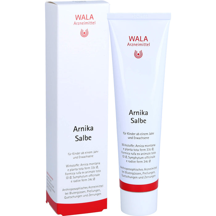 WALA Arnika Salbe bei Blutergüssen, Prellungen, Quetschungen und Zerrungen, 100 g Ointment