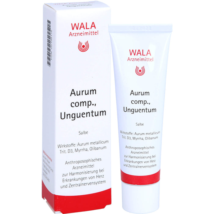 WALA Aurum comp., Unguentum Salbe zur Harmonisierung bei Erkrankungen von Herz und Zentralnervensystem, 30 g Ointment