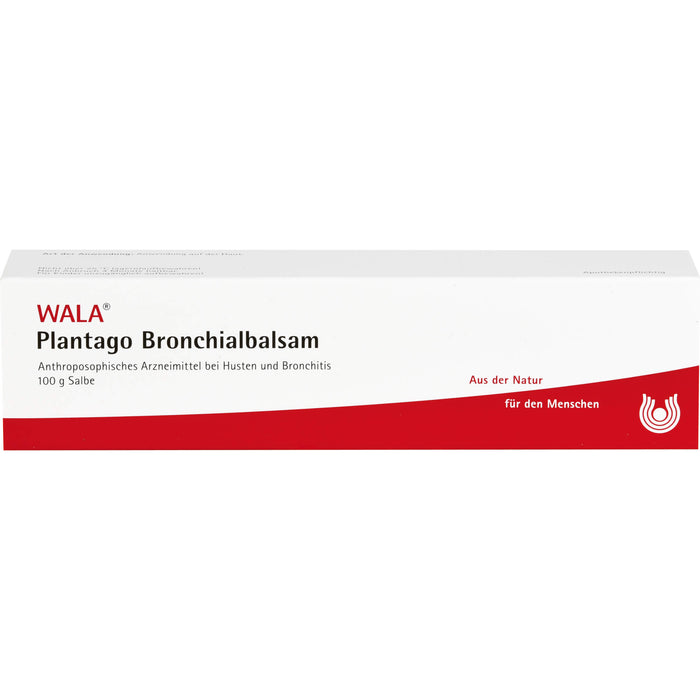 WALA Plantago Bronchialbalsam bei Husten und Bronchitis, 100 g Onguent