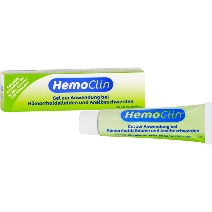 HemoClin Gel bei Hämorrhoidalleiden und Analbeschwerden, 30 g Gel