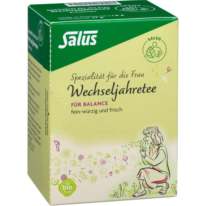 Salus Wechseljahre Tee Kräutermischung, 15 St. Filterbeutel